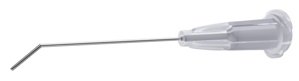 21-R2030 Rycroft Anterior Chamber Cannula, 30 Ga x 22 mm, 4 mm Angled Tip, Disposable, 10 per Box