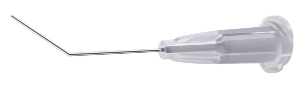 21-R2327 Viscoelastic Cannula, 27 Ga x 22 mm, 10 mm Angled Tip, Disposable, 10 per Box