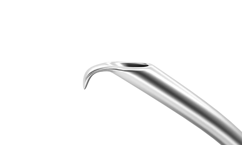 21-R3330 Irrigating Cystotome, Short Curve, 30 Ga x 16 mm, Disposable, 10 per Box